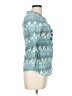 Akemi + Kin 100% Cotton Blue 3/4 Sleeve Blouse Size L - photo 4