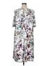 Studio One Print Gray Casual Dress Size 16W - photo 2