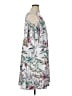 Studio One Print Gray Casual Dress Size 16W - photo 4