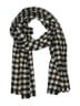 Assorted Brands Checkered-gingham Black Tan Scarf One size - photo 1