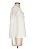 Express 100% Polyester Ivory Long Sleeve Blouse Size XS - photo 4