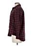 Old Navy 100% Cotton Plaid Red Long Sleeve Button-Down Shirt Size M - photo 5