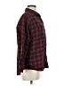 Old Navy 100% Cotton Plaid Red Long Sleeve Button-Down Shirt Size M - photo 4