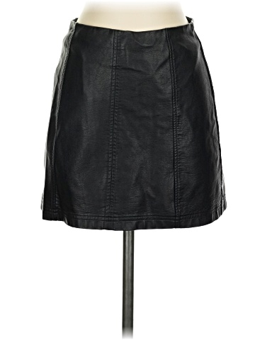 Alya Faux Leather Skirt (view 1)