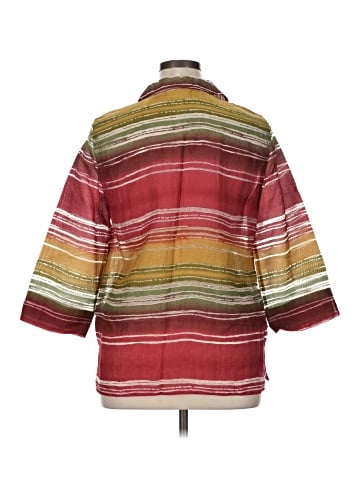 Alfred Dunner 3/4 Sleeve Button-Down Shirt (view 2)