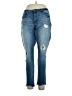 Signature Studio 100% Cotton Stars Blue Jeans Size 14 - photo 1