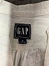 Gap 100% Cotton White 3/4 Sleeve Blouse Size S - photo 7