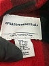 Amazon Essentials 100% Polyester Plaid Red Pullover Sweater Size M (kids) - photo 3
