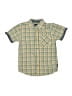 Ben Sherman Checkered-gingham Yellow Short Sleeve Button-Down Shirt Size 6 - photo 1