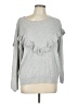Harper Lane Gray Pullover Sweater Size L - photo 1