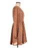 BCBGeneration 100% Polyester Stars Brown Casual Dress Size 6 - photo 4