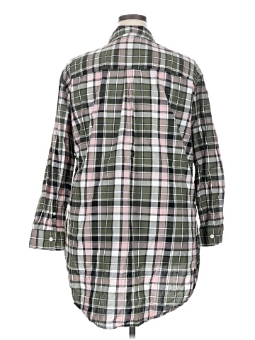 Caslon 3/4 Sleeve Button-Down Shirt (view 2)