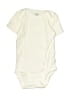 Carter's Solid Ivory Short Sleeve Onesie 0-3 MO / 3 MO - photo 1