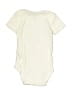 Carter's Solid Ivory Short Sleeve Onesie 0-3 MO / 3 MO - photo 2