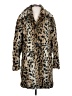Matison Stone Animal Print Gold Coat Size XS - photo 1
