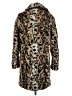 Matison Stone Animal Print Gold Coat Size XS - photo 2