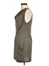 Studio Y Solid Gray Casual Dress Size M - photo 5