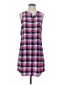 Equipment Plaid Blue Casual Dress Size S - photo 1