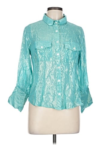 Gretchen Scott Designs Long Sleeve Blouse (view 1)