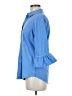 Gretchen Scott Designs Blue 3/4 Sleeve Blouse Size S - photo 5
