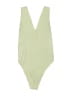 Wishlist Apparel 100% Polyester Green Bodysuit Size L - photo 1