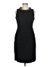 Taylor Solid Black Cocktail Dress Size 6 - photo 1