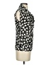 Waverly Grey Black Sleeveless Blouse Size S - photo 4