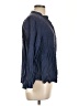 J.Crew Blue Long Sleeve Blouse Size L - photo 4