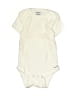 Gerber 100% Cotton Solid Ivory Short Sleeve Onesie Size 3-6 mo - photo 1