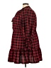 ELOQUII Elements 100% Polyester Plaid Burgundy Casual Dress Size 18 - photo 5