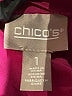 Chico's 100% Polyester Burgundy Vest Size Med (1) - photo 6