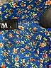 BTFBM 100% Polyester Paisley Blue Long Sleeve Blouse Size L - photo 9