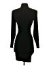 Cinq à Sept Solid Black Cocktail Dress Size 2 - photo 2