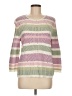 Alfred Dunner Stripes Pink Cardigan Size M - photo 1