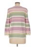Alfred Dunner Stripes Pink Cardigan Size M - photo 2