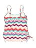 Assorted Brands Chevron-herringbone Pink Swimsuit Top Size 8 - photo 2