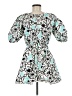 Zara Floral Blue Cocktail Dress Size M - photo 2