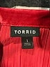 Torrid Red Sleeveless Blouse Size 1X Plus (1) - photo 7