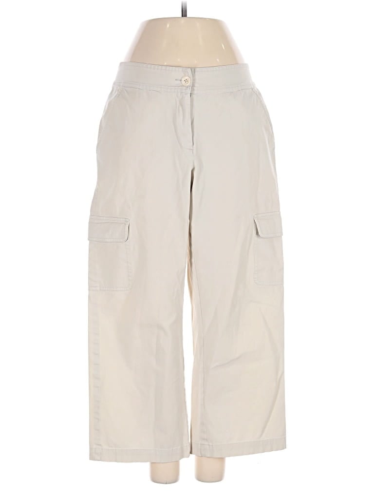 Pre-owned Isda & Co Cargo Pants In White