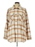 Ann Taylor LOFT Outlet Plaid Tan Coat Size L - photo 1