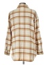 Ann Taylor LOFT Outlet Plaid Tan Coat Size L - photo 2