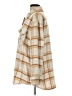 Ann Taylor LOFT Outlet Plaid Tan Coat Size L - photo 5