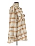 Ann Taylor LOFT Outlet Plaid Tan Coat Size L - photo 4