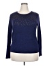 Apt. 9 Blue Long Sleeve Top Size XL - photo 1