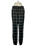 Merona 100% Polyester Plaid Black Casual Pants Size S - photo 1