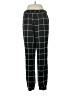 Merona 100% Polyester Plaid Black Casual Pants Size S - photo 2