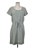 32 Degrees 100% Polyester Solid Green Gray Casual Dress Size S - photo 1