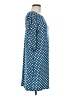 Leota Polka Dots Blue Casual Dress Size M - photo 4