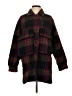 Zara Plaid Burgundy Coat Size XS - Sm - photo 1