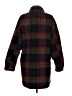 Zara Plaid Burgundy Coat Size XS - Sm - photo 2